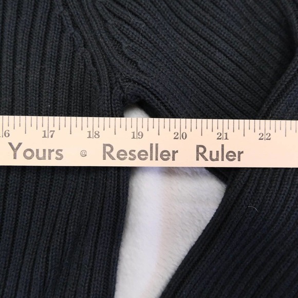 Polo Ralph Lauren Mens Sweater M Shawl Cardigan Naval Nautical Cable Knit - Picture 13 of 13